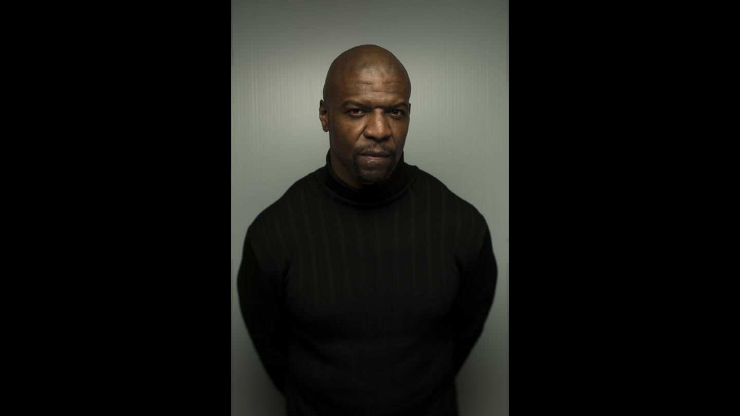 Actors Terry Crews, from the film "Sorry to Bother You‚" photographed in the L.A. Times Studio during the Sundance Film Festival in Park City, Utah, Jan. 20, 2018.