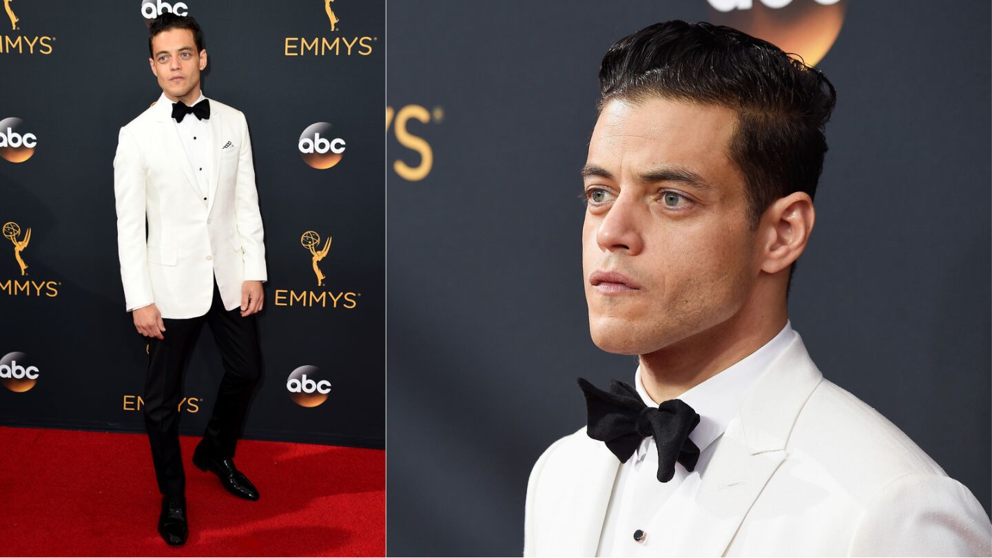 Rami Malek in Christian Dior is on our best-dressed list.