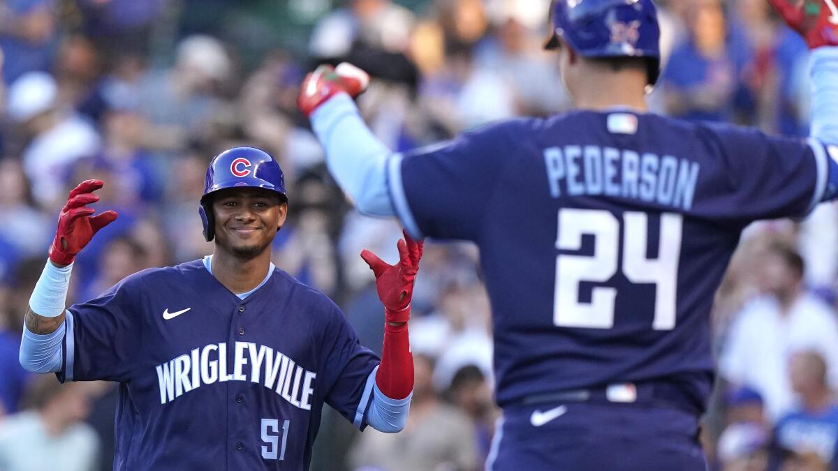 Pederson homers in 3rd straight game, Cubs beat Cards 7-2 - The San Diego  Union-Tribune