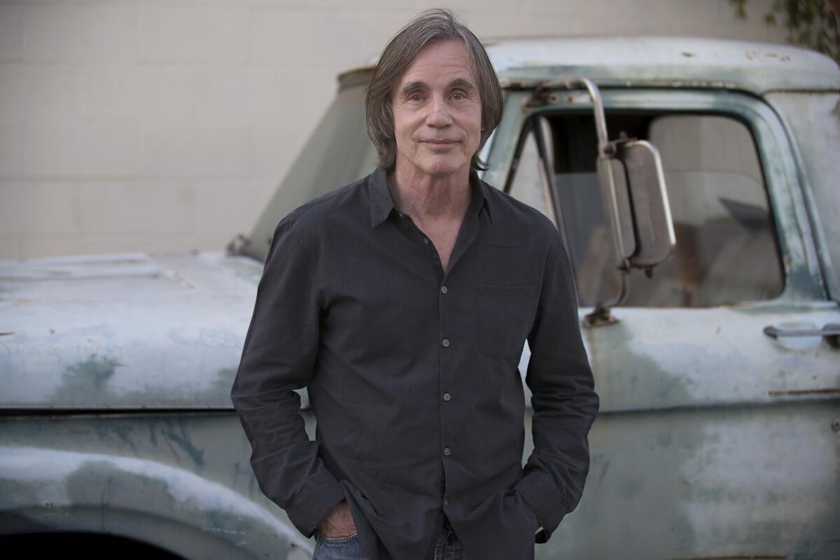Jackson Browne is putting the finishing touches on his album "Standing in the Breach."