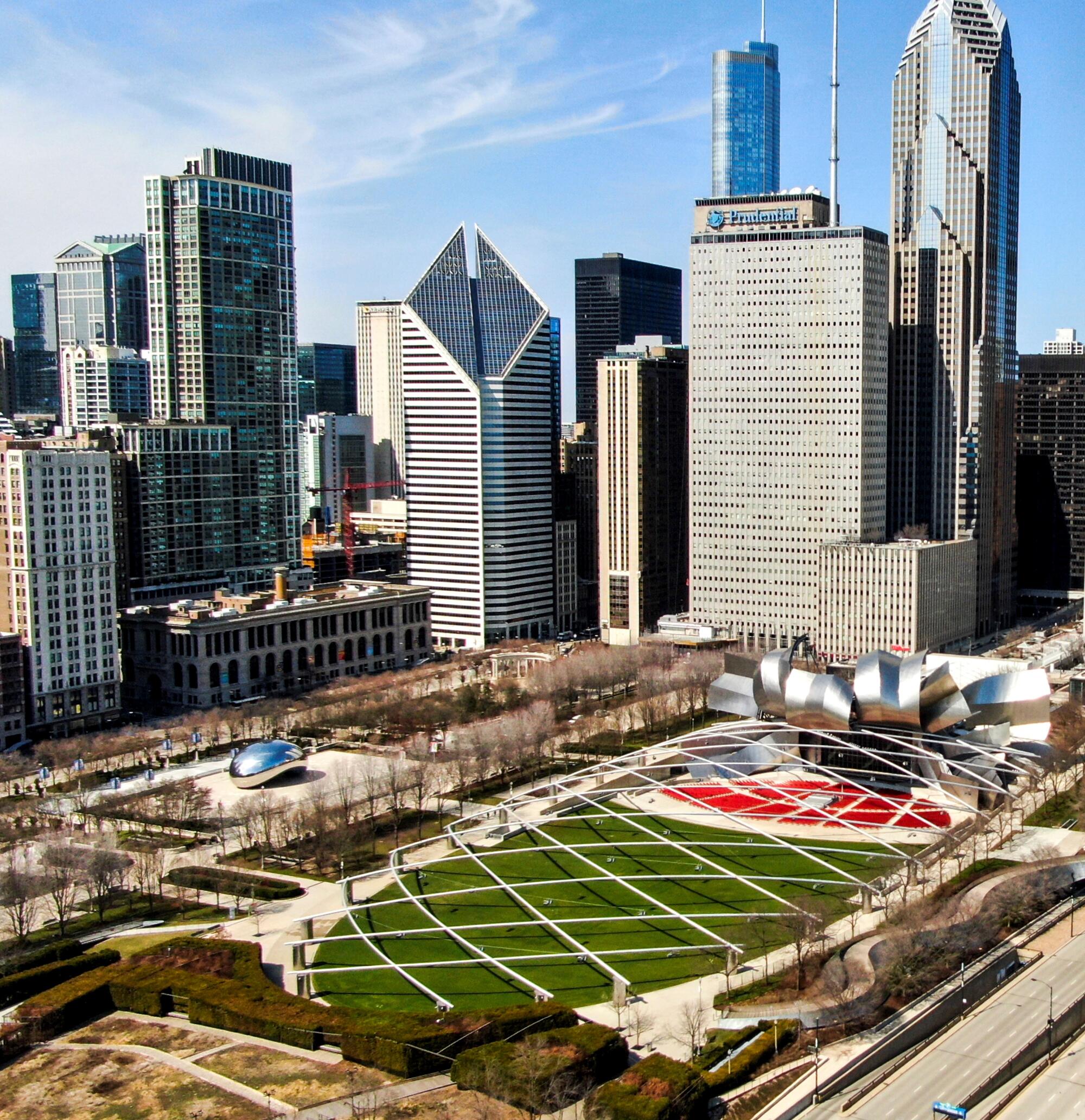 Una imagen del centro de Chicago (EE.UU.)¿Qué ahorro energético tendría con el invento australiano para las ventanas?