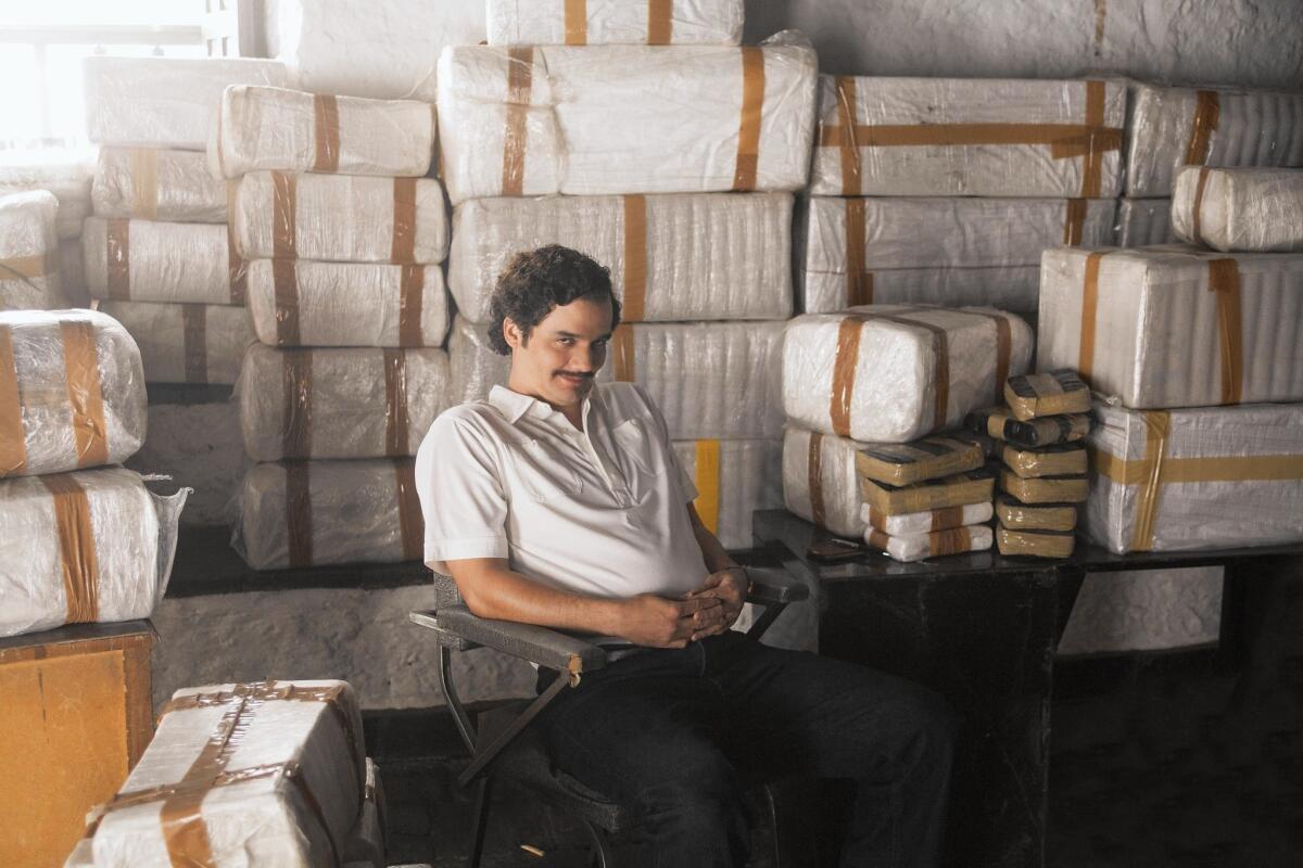 Wagner Moura as Pablo Escobar in Netflix's "Narcos."