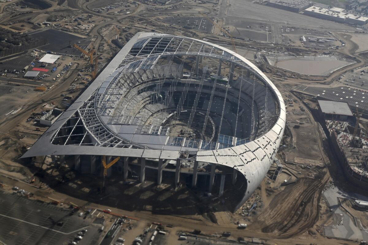 SoFi Stadium Rises To A New Level As Inglewood Readies For Impact Los sofi-stadium-rises-to-a-new-level-as-inglewood-readies-for-impact-los