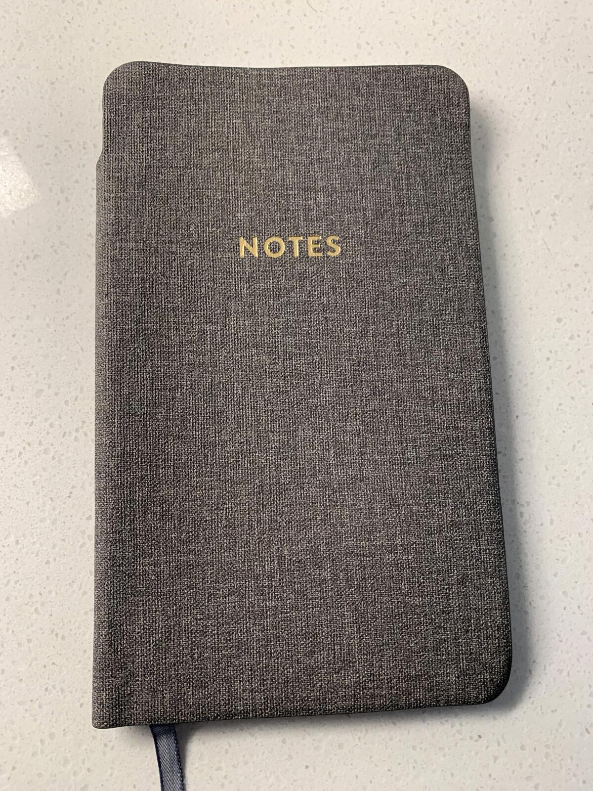 Tubbs' notebook.