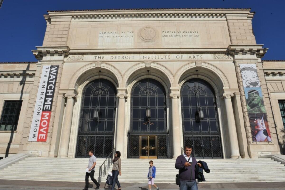 Detroit's creditors are calling for a wide range of options to "monetize the art" held by the city-owned Detroit Institute of Arts.