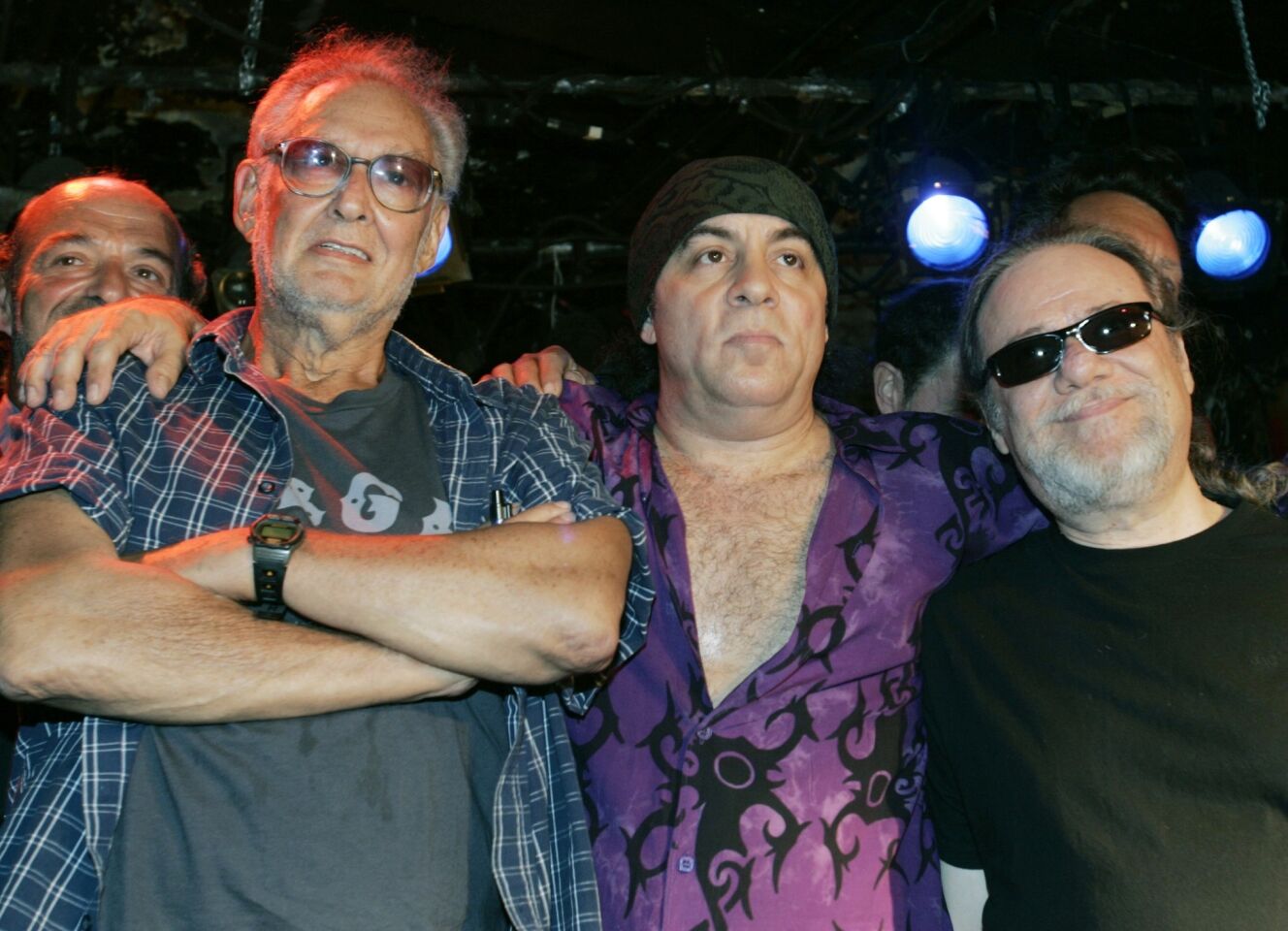Tommy Ramone, Steven Van Zandt and Hilly Kristal