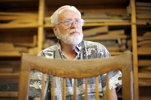 Long Beach woodworker John Nyquist, 72, has hand-built his legacy among aficionados of midcentury design. Though Nyquist still isnt a household name among the general public, collectors of classic California design have sought his work for almost 50 years, drawn to painstakingly crafted furniture whose hard angles are softened by gentle curves and sloping lines. In May, the auction house Wright sold a single 1960s ladder-back chair by Nyquist for $7,200  confirmation that his work has joined the canon of classic West Coast crafts. As part of the Home sections Masters of Craft series, Times staff writer David A. Keeps visited Nyquists home and studio.