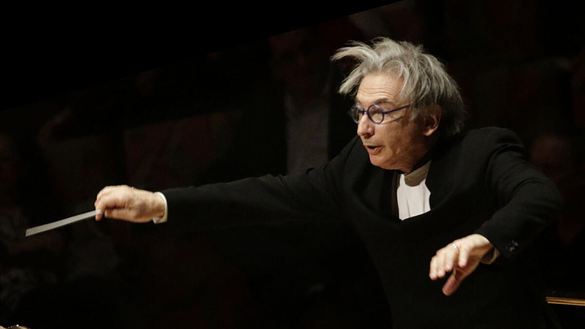 Michael Tilson Thomas conducts the London Symphony Orchestra in Sibelius's "Symphony No. 2" at Walt Disney Concert Hall.