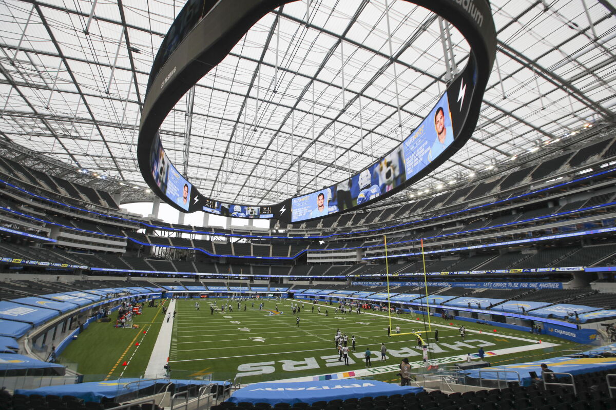 SoFi Stadium Parking, capacity, seat map and more Los Angeles Times