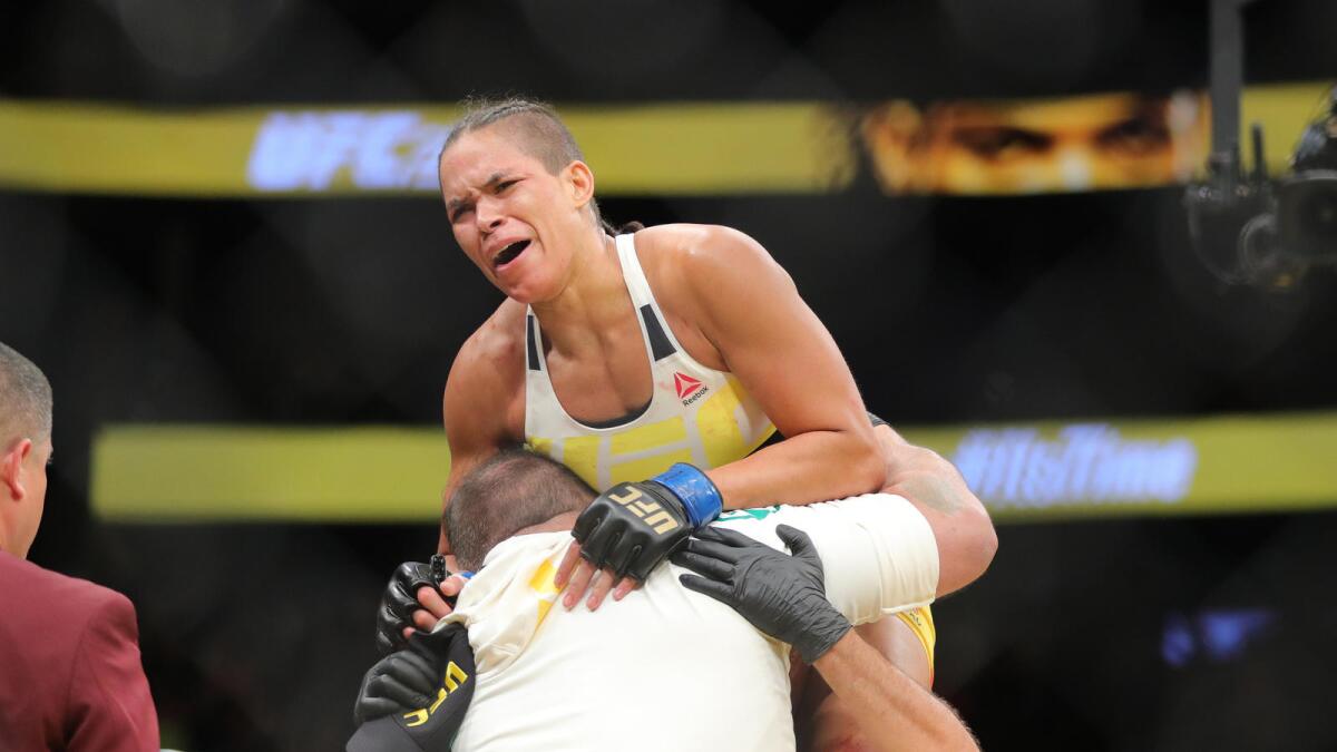 No. 1-ranked Amanda Nunes.