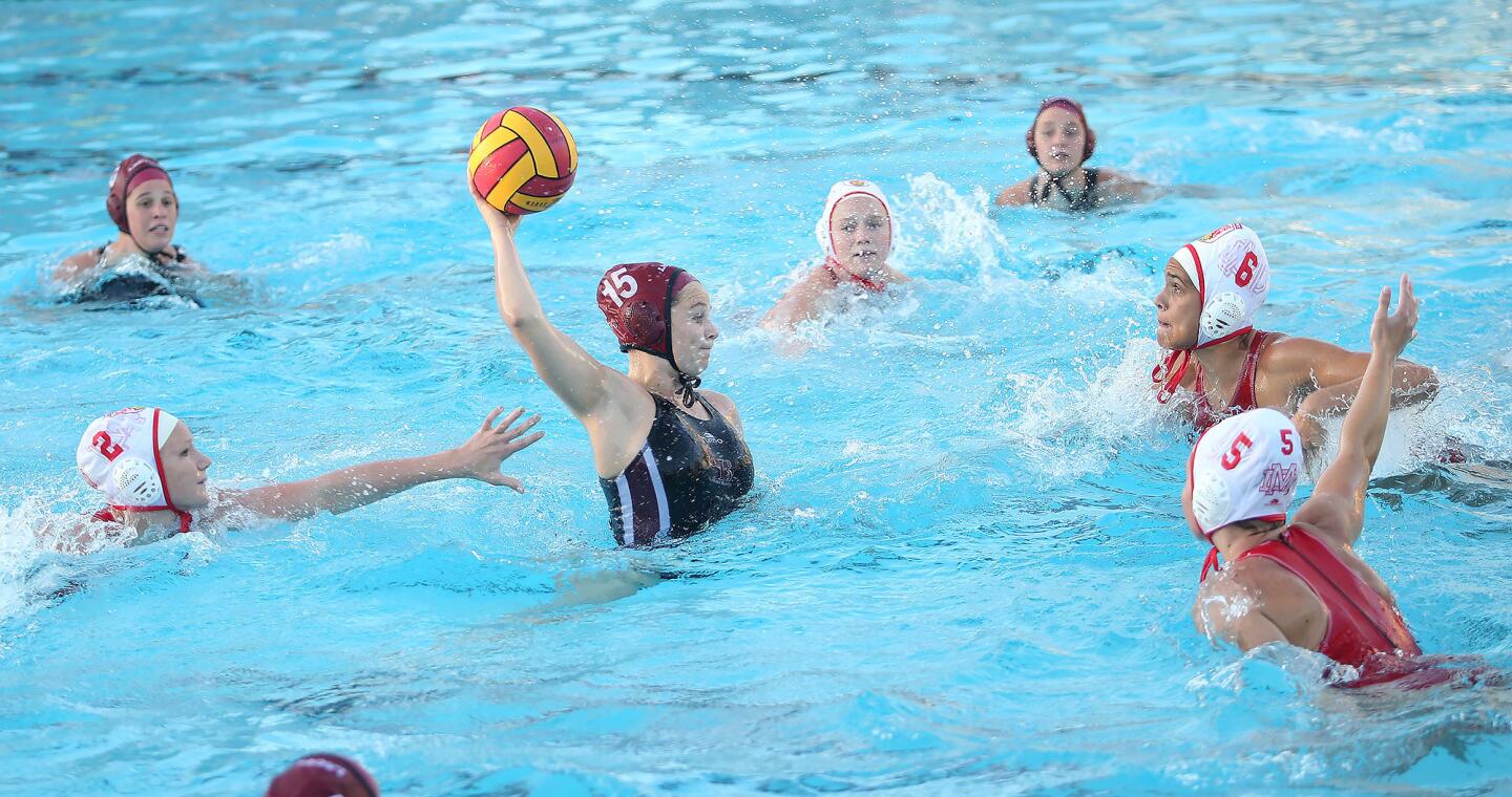 Photo Gallery: Laguna Beach vs. Mater Dei in girls’ water polo