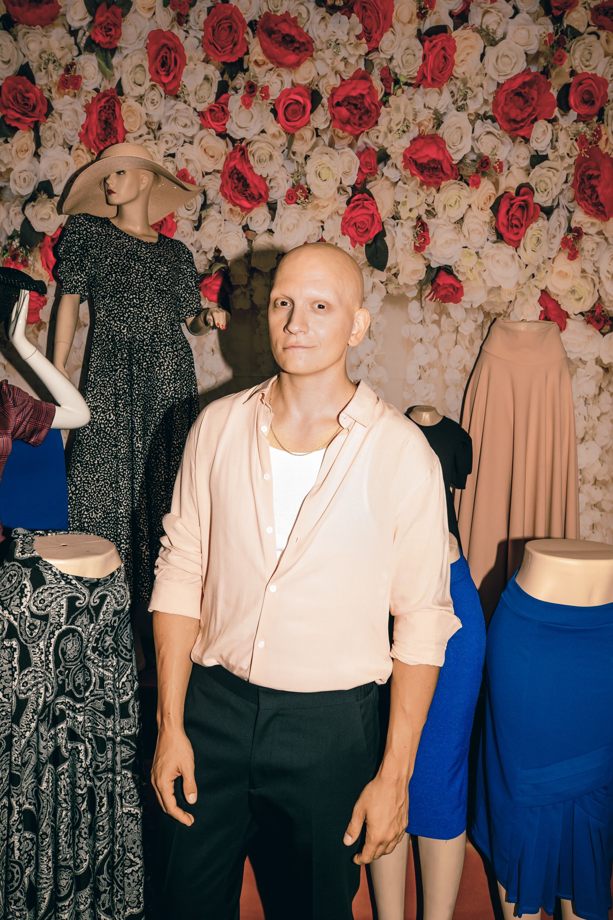 Anthony Carrigan photographed at Santee Alley.  