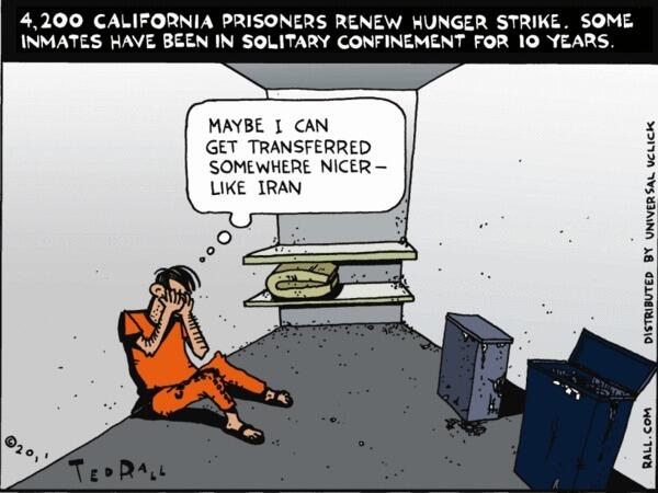 California inmates: Starving for attention