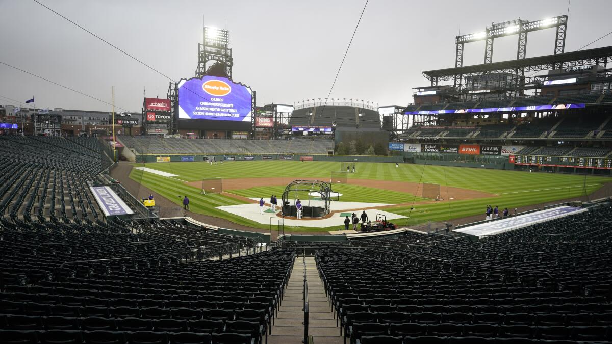 MLB moving All-Star Game to Denver's Coors Field