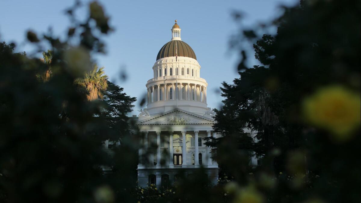 State Capitol Building in Sacramento.