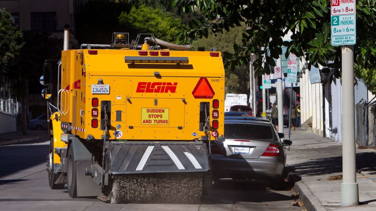 Streets that prohibit on-street parking during street sweeping are cleaned regularly, but the remaining two-thirds of city routes are cleaned as infrequent as once a year, auditors said Wednesday.
