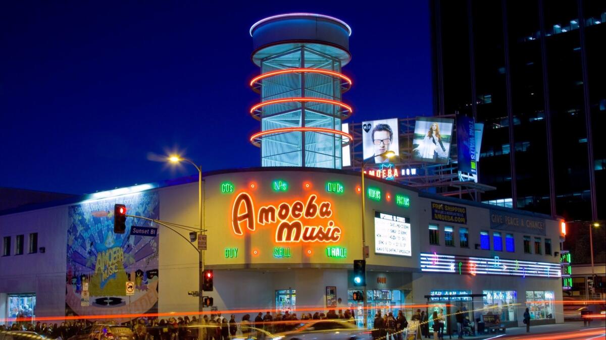 Amoeba Music store on Sunset Boulevard. On Tuesday, the City Council eliminated the final hurdles facing the redevelopment of the site.