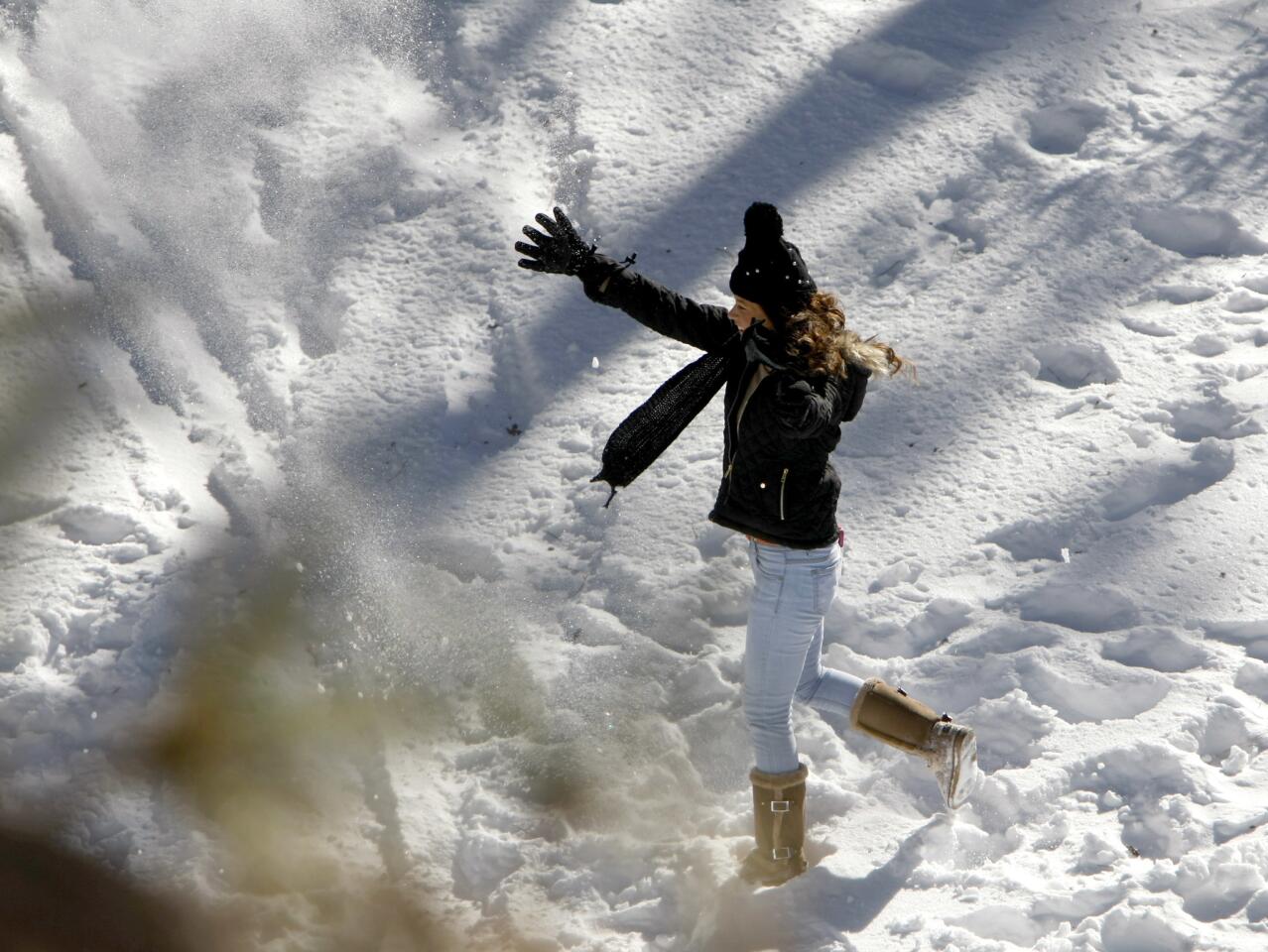 Photo Gallery: Recent storms left large amounts of snow in local mountains, ski resorts to open, chains required