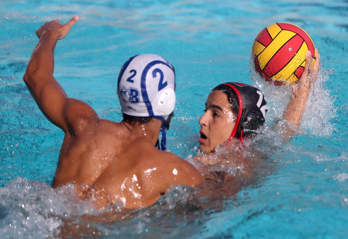 Vahagn Sahakyan is a key returner this season for the Burroughs High boys' water polo team.