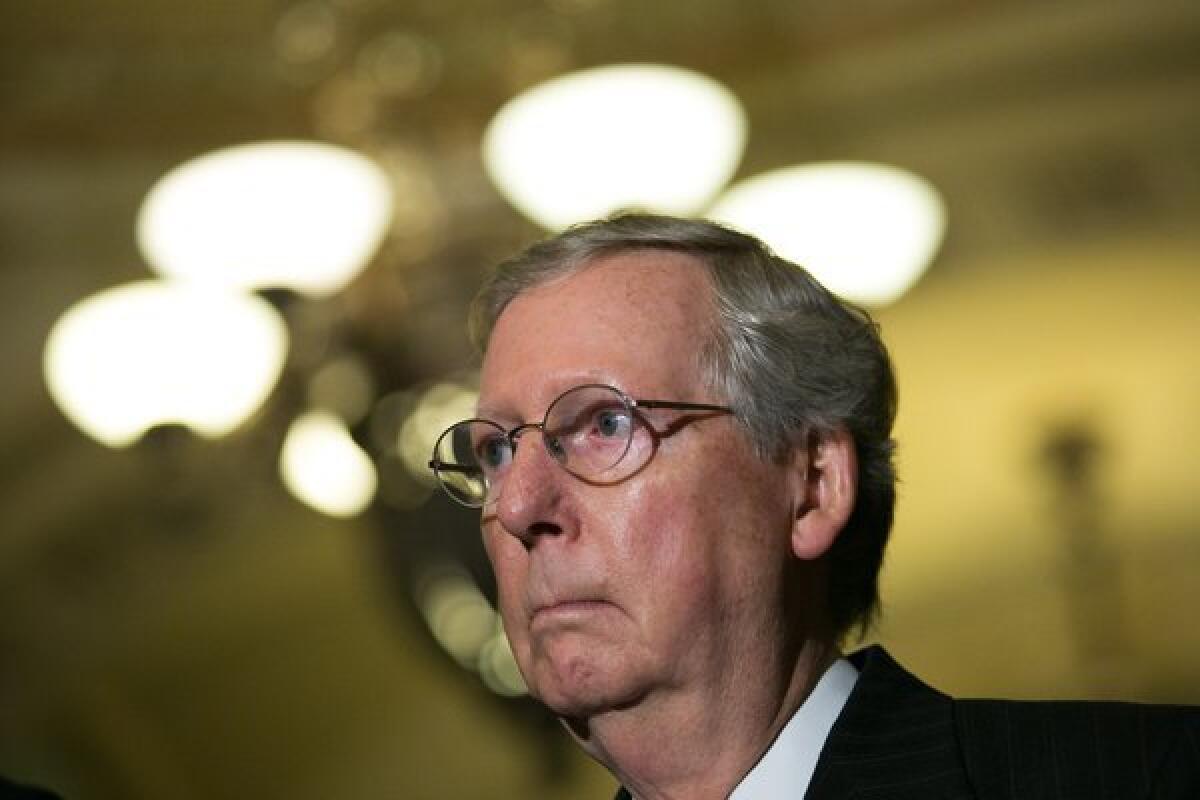 Senate Minority Leader Mitch McConnell (R-Ky.), or at least some of his colleagues, apparently find working on Mondays a burden.