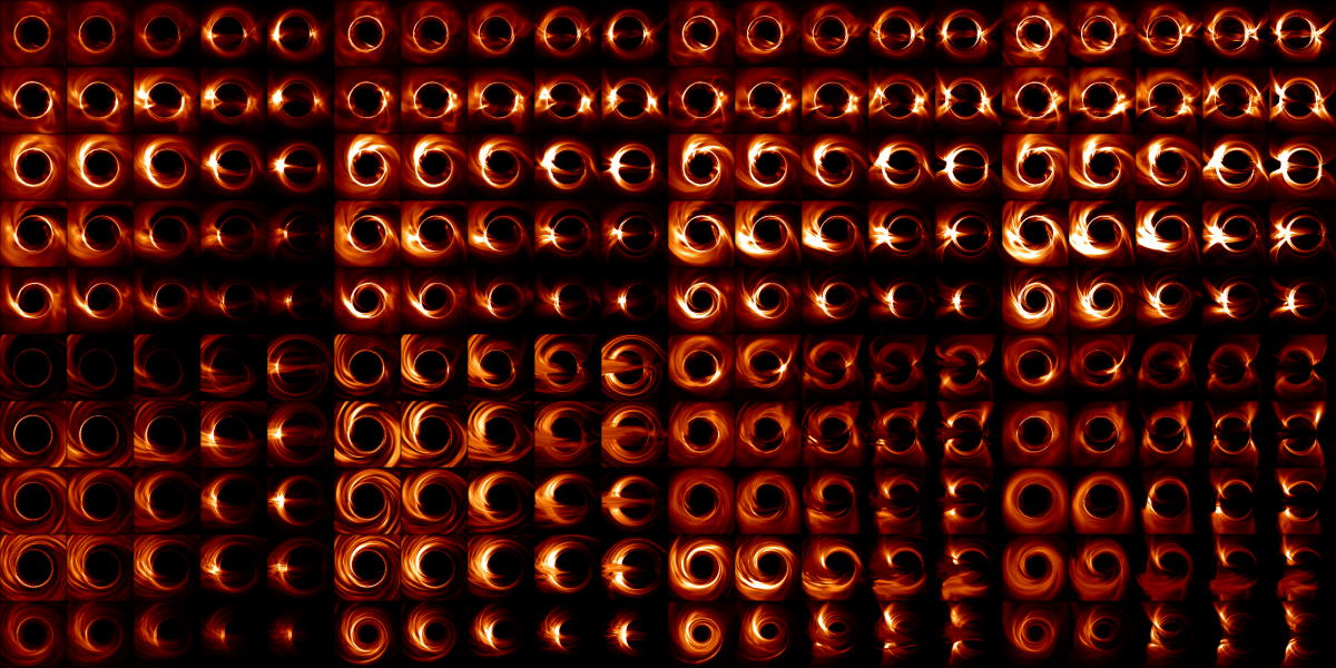 The EHT Collaboration created a flurry of possible images of Sagittarius A* using ray tracing.