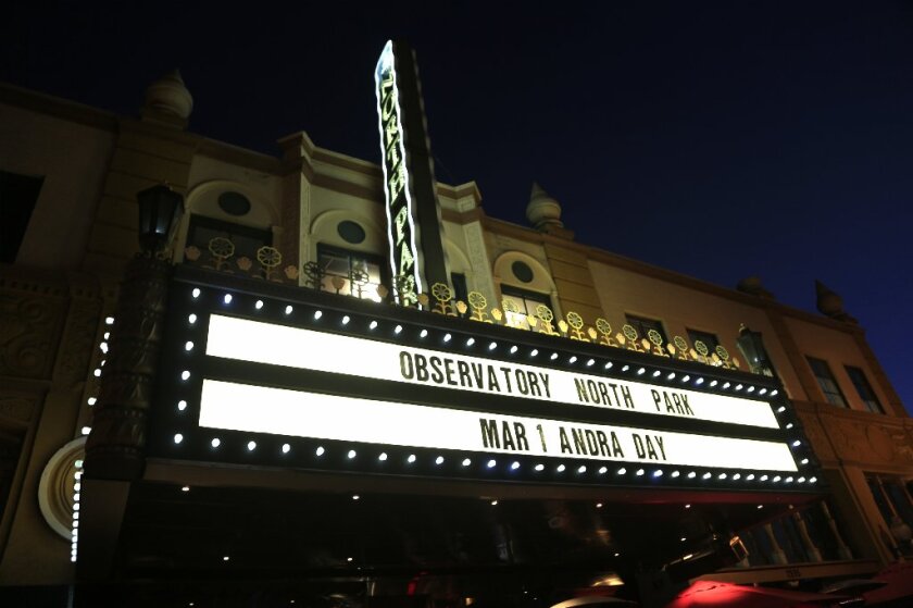 The Observatory North Park hosted a 2016 concert by Grammy-nominated San Diego singer Andra Day. The venue has been bought by Live Nation, the world's biggest concert production company.