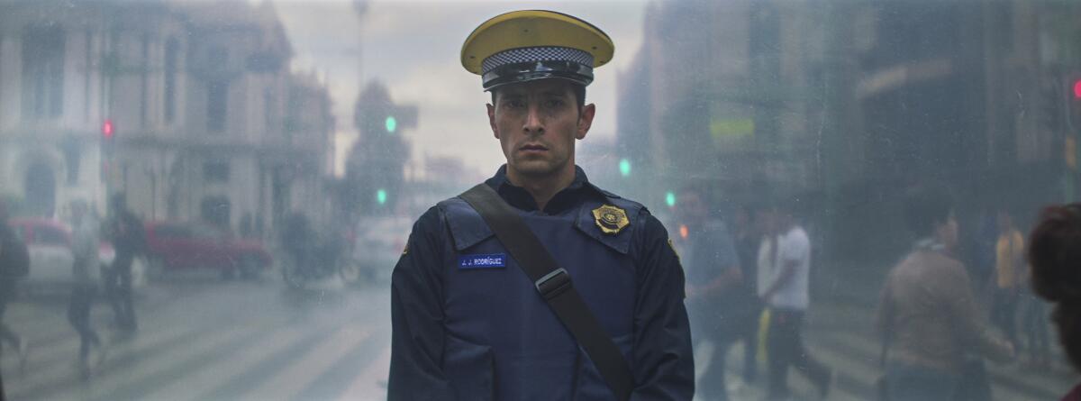 A police officer in the movie “A Cop Movie”