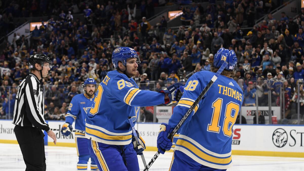 St. Louis Blues - That's a new career-high in points for Robert