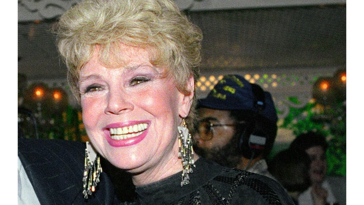 "Everybody wants a mother who will kill for you and will die for you — and I do both," Betsy Palmer said of her role as Pamela Voorhees in "Friday the 13th." Above, Palmer in 1992.