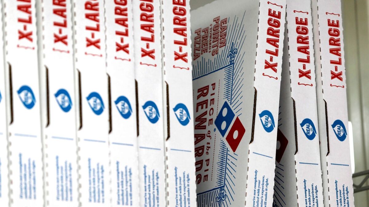 Domino's Pizza said it will deliver to 150,000 outdoor locations.