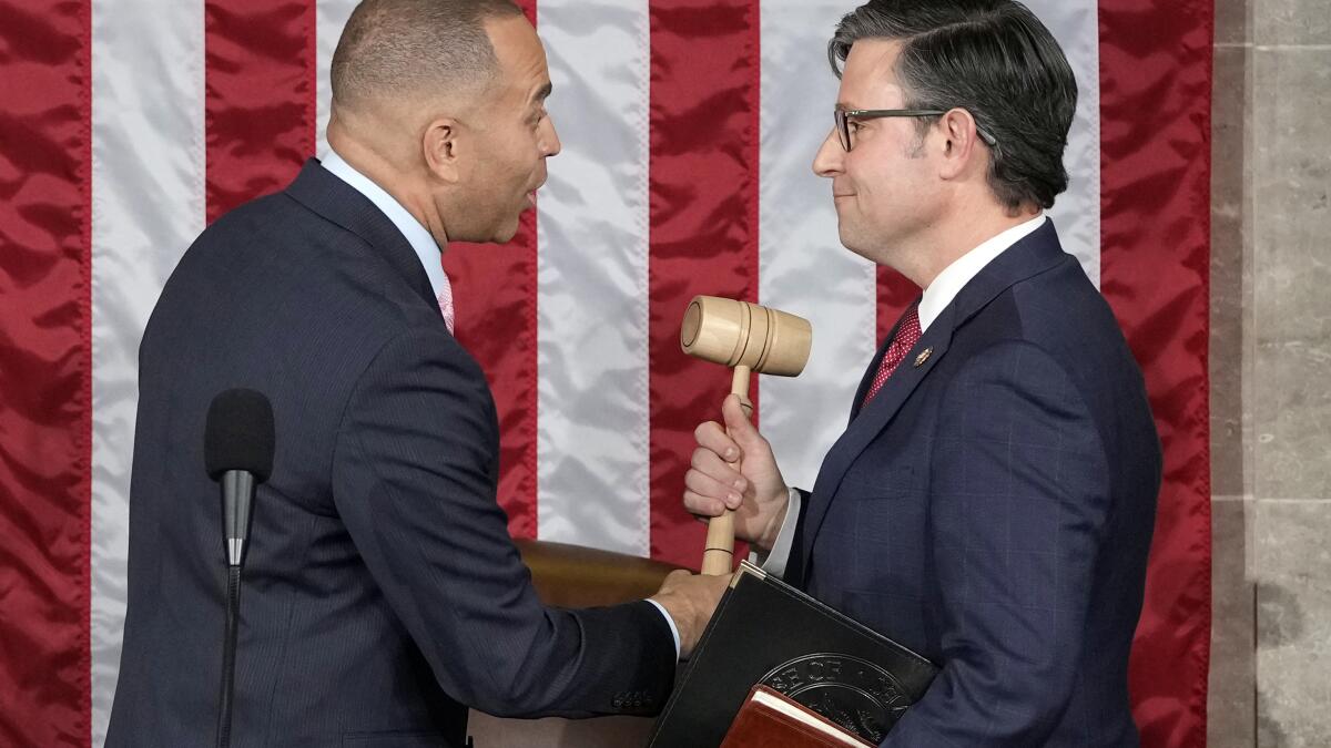 House Republicans unite, finally, to elect hard-right colleague Mike Johnson as speaker