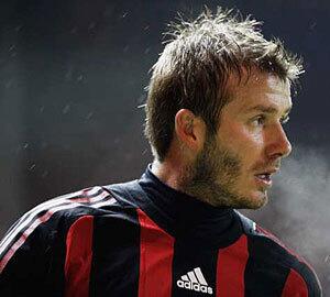 David Beckham said Wednesday that he wants to leave the Galaxy and stay with AC Milan.