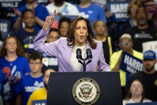 Las Vegas, NV - August 10: Vice President Kamala Harris and Governor Tim Walz Campaign Rally in Las Vegas on Saturday, Aug. 10, 2024 in Las Vegas, NV. (Jason Armond / Los Angeles Times)