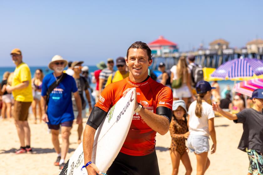 Crosby Colapinto of San Clemente is the top seed in the men's competition in this year's U.S. Open of Surfing.
