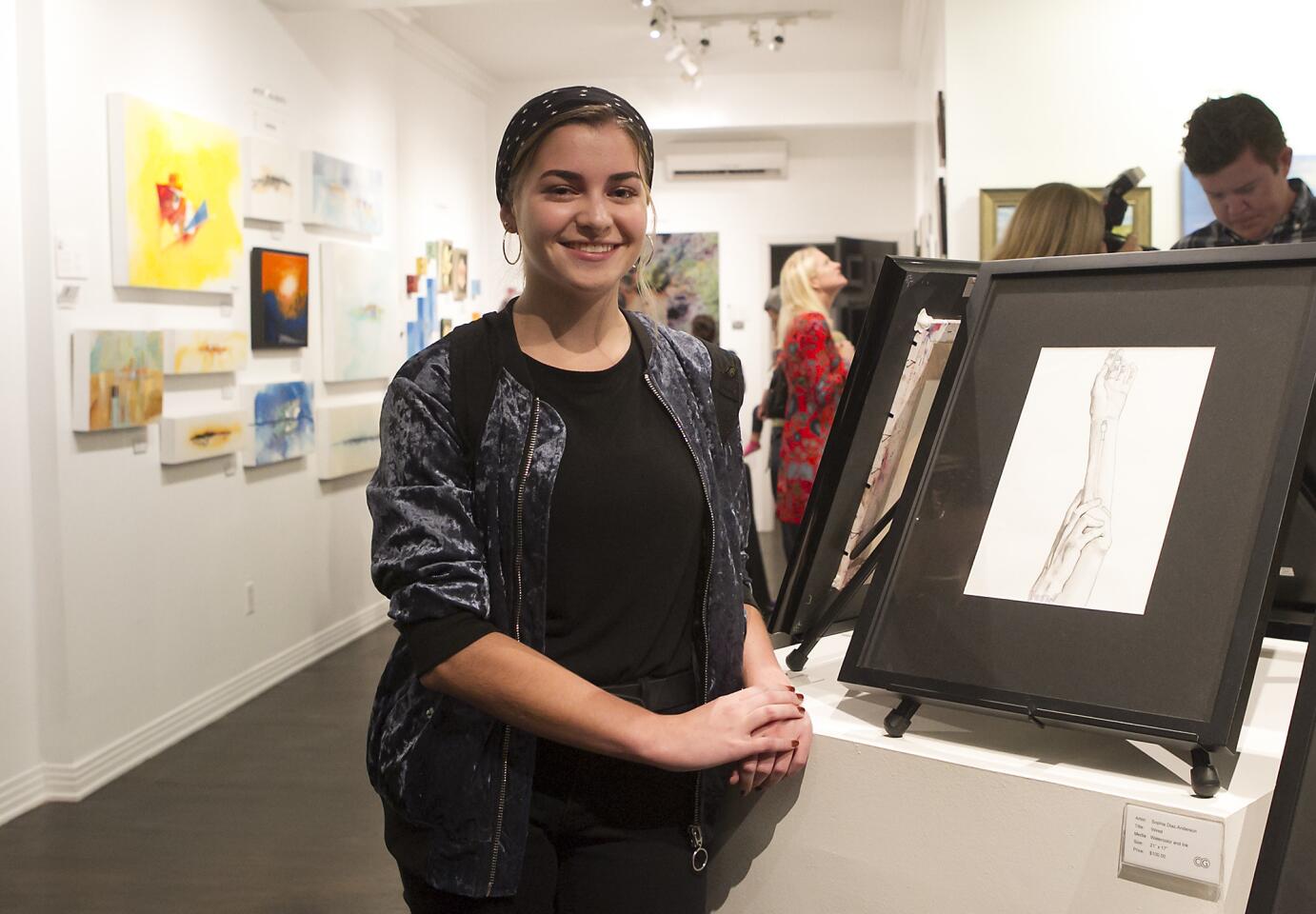 LB Art Students Learn Art Business at Cove Gallery