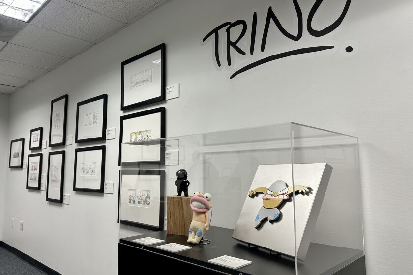 Exhibición 'Trino's World' que estará en el Comic-Con Museum hasta julio