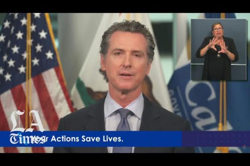 Gov. Gavin Newsom responds to protests over the death of George Floyd