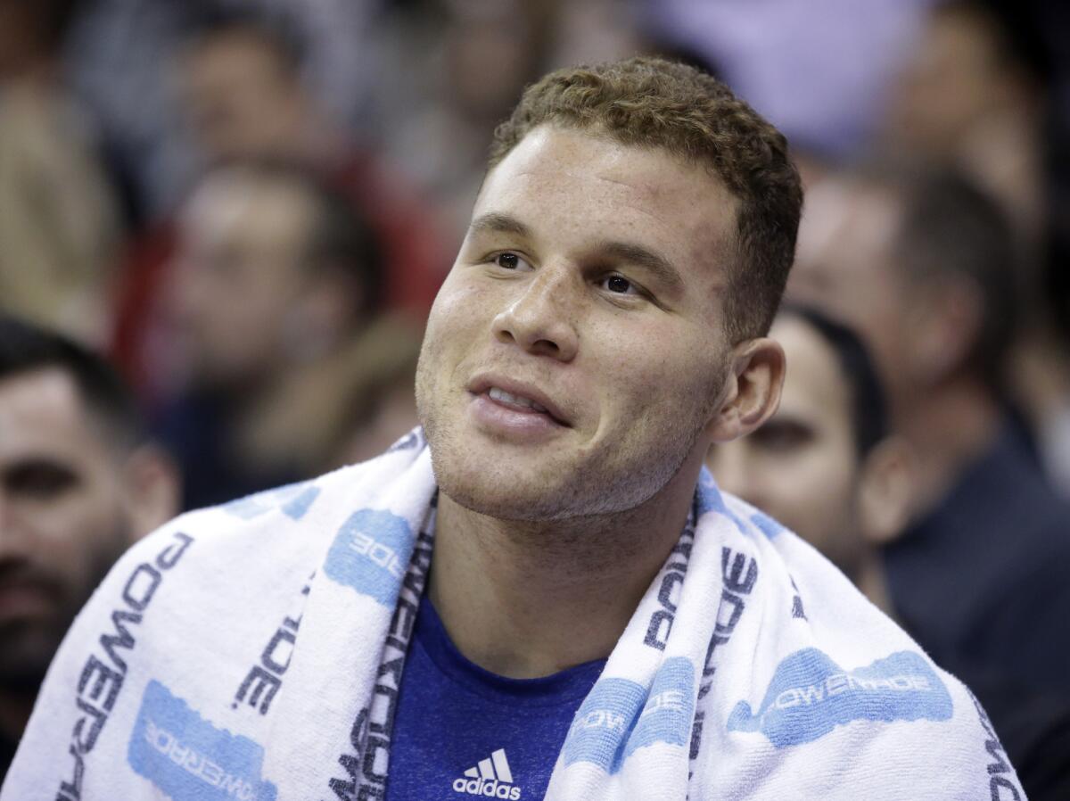 Clippers forward Blake Griffin will miss at least three weeks after having surgery to remove a staph infection in his right elbow.