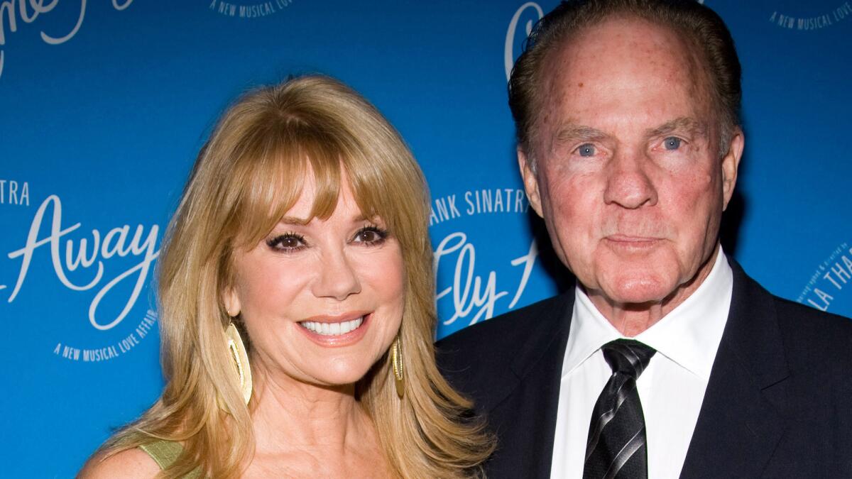 Kathie Lee Gifford and Frank Gifford in New York in 2010.