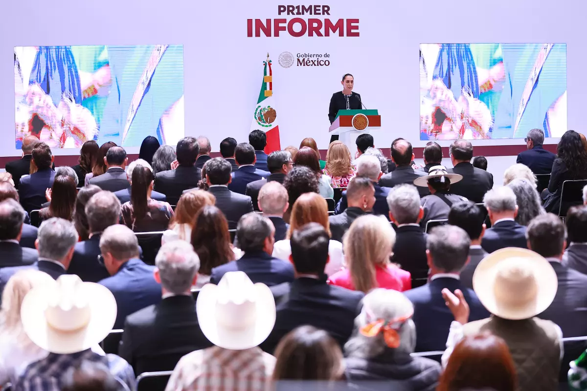 Claudia Sheinbaum: How Mexico's President Carved Her Path President Sheinbaum, speaks during the first State Of The Union Report