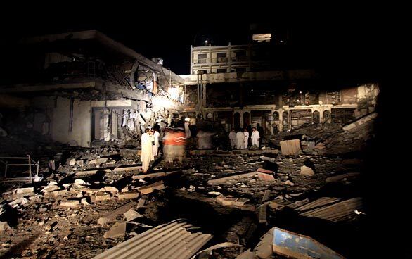 Hotel bombed in Pakistan