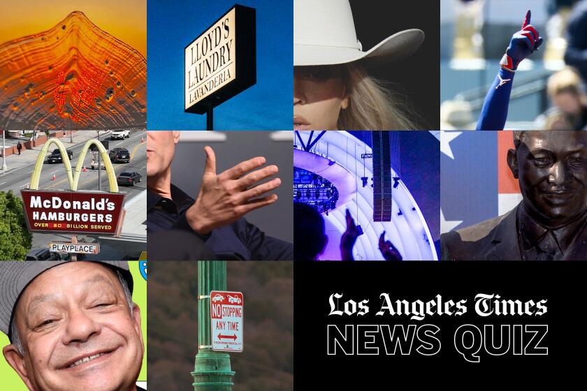 A selection of photos from this week's news quiz