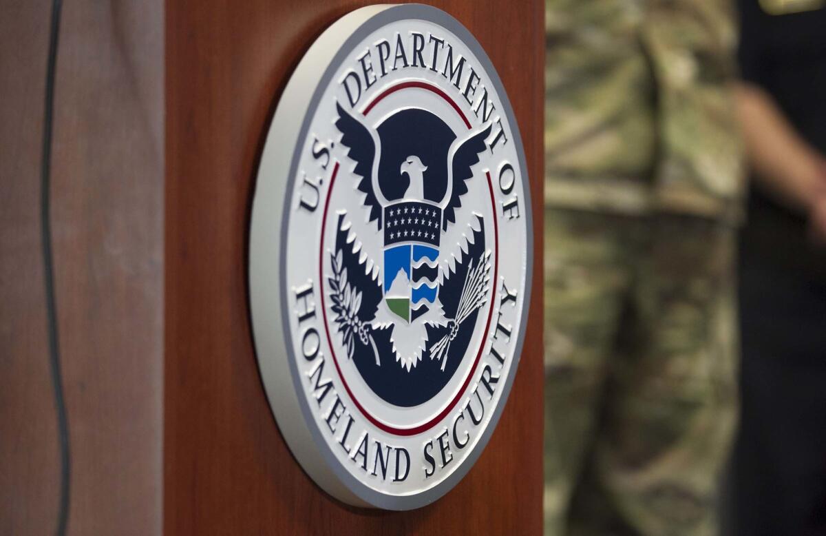Seal of the Department of Homeland Security