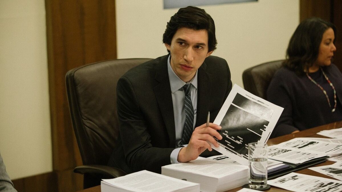 Adam Driver in "The Report" by Scott Z. Burns, an official selection of the Premieres program at the 2019 Sundance Film Festival.