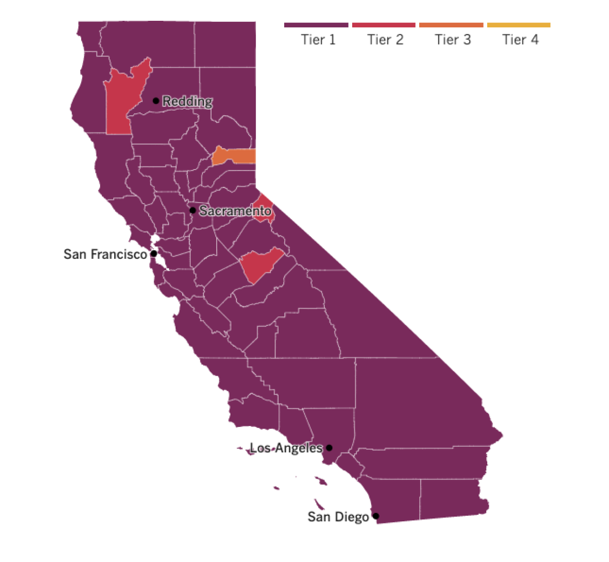 California tiers map 01-25