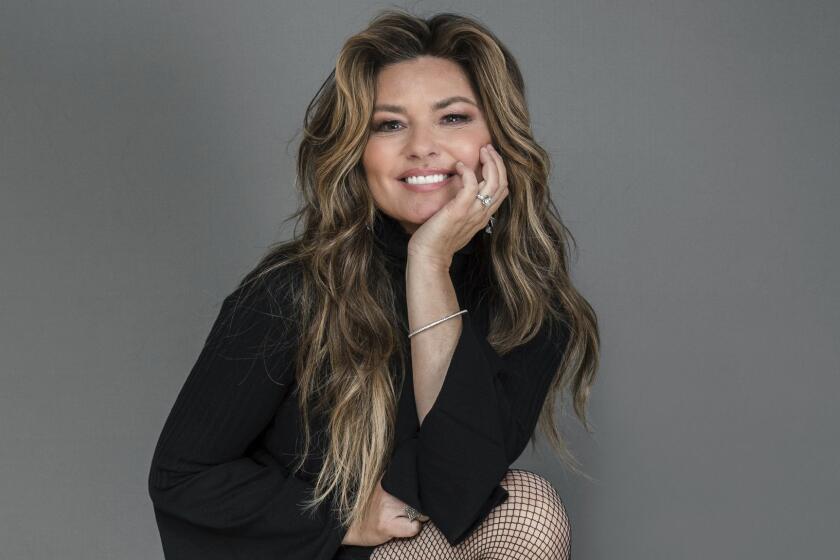 Shania Twain poses for a portrait at her Manhattan hotel, Friday, June 14, 2019, in New York. Twain will begin a new residency in Las Vegas at Zappos Theater at Planet Hollywood Resort & Casino, starting in December 2019. (Photo by Christopher Smith/Invision/AP)