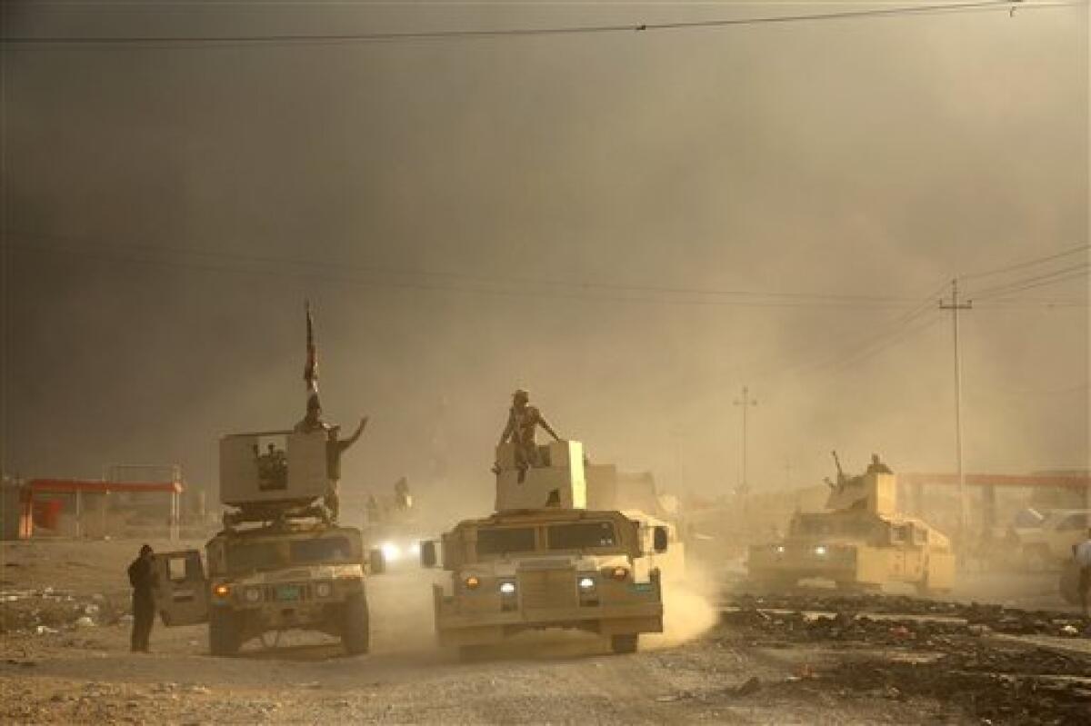 Las fuerzas antiterroristas iraquíes tomaron hoy el control del centro de la estratégica ciudad de Bartala, situada a unos ocho kilómetros al este de Mosul, según el jefe de las operaciones conjuntas, el comandante Taleb Shaghani.