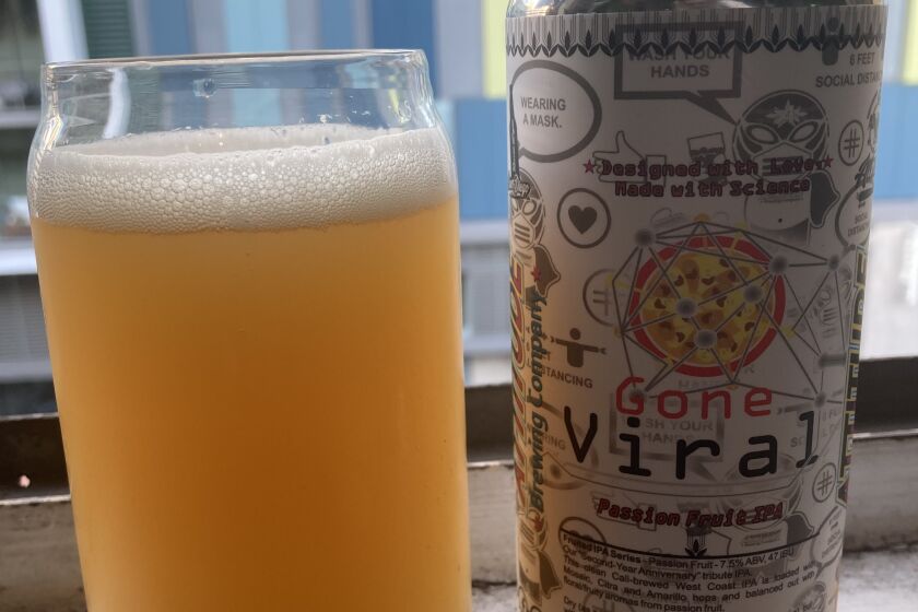 Gone Viral, a Passion Fruit IPA from Attitude Brewing Company.