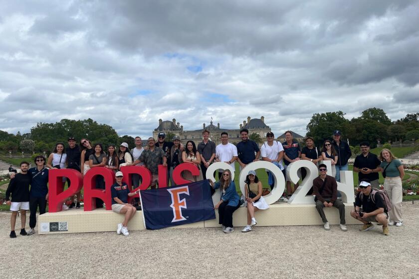 Cal State Fullerton communications students are covering the Paris Olympics as part of a study abroad program.