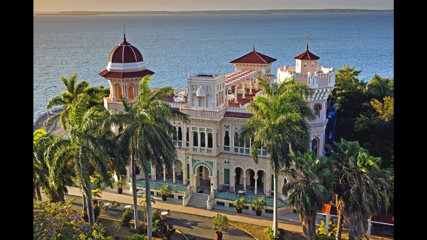 Palacio de Valle, a restored sugar baron house, is an architectural jewel located in the city of Cienfuegos. It hosts cultural events and also houses restaurants (specializing in seafood), a museum and bar.